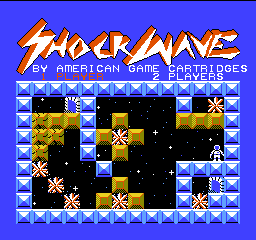 Shockwave title screen for NES